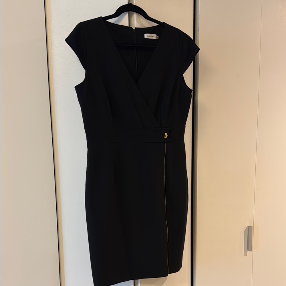 Calvin Klein Black Midi Dress
